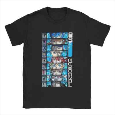 Men's T-Shirts Persona 3 Reload Investigation Team 100% Cotton Tees Short Sleeve