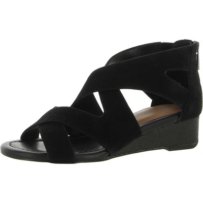 

Donald J. Pliner Женские черные сандалии на танкетке Vela 7 Medium (B,M) BHFO 2915, Black/kidsuede, Vela