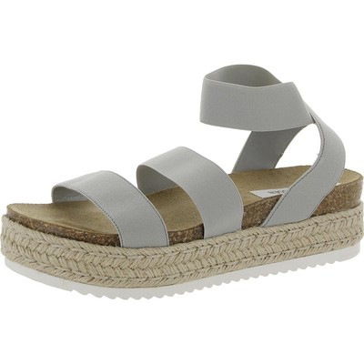 

Женские серые эспадрильи Steve Madden Kimmie 9 Medium (B,M) BHFO 0659, Light grey