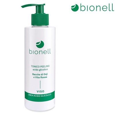 Tonico Acido Glicolico Esfoliante Viso Rinnova Pelle Professionale 300Ml Bionell