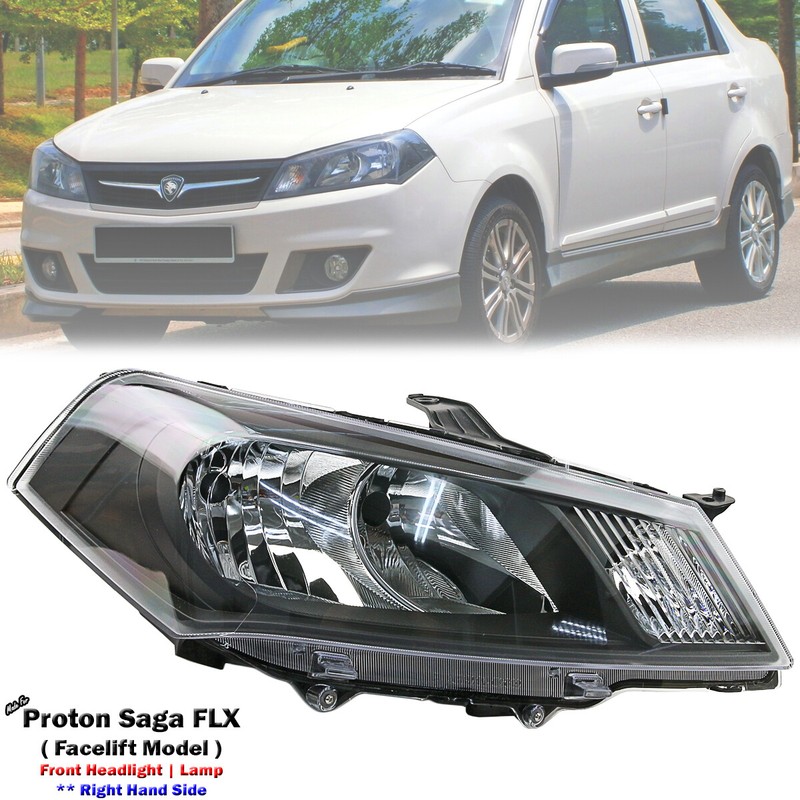 Front Right RHS Headlight Lamp For Proton S16 FLX 1.3L 1.6L BT3S BT6S 2012-2016