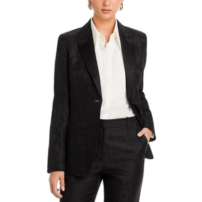 Женский шерстяной блейзер на одной пуговице Lafayette 148 New York BHFO 9025