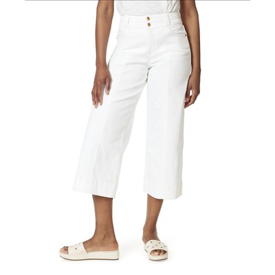 

Anne Klein Женские укороченные джинсовые широкие брюки с высокой посадкой BHFO 4119, 30159689