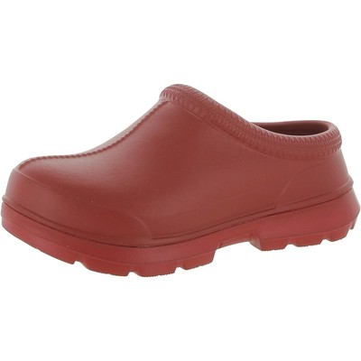 Ugg Womens Red Solid Manmade Clogs 9 Wide (C,D,W) BHFO 0502