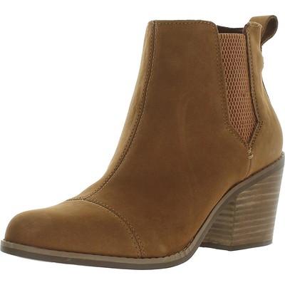 

Женские ботильоны Toms Everly Tan из нубука без застежки, размер 7, средний (B,M) BHFO 6781, Tan oiled nubuck