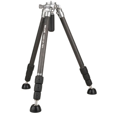Slik VARI CF-704 4-Section Carbon Fiber Tripod Professional Kit #615-929