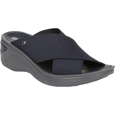 

Женские сандалии Bzees Desire на эластичной платформе на танкетке BHFO 1921, Navy/grey, Desire