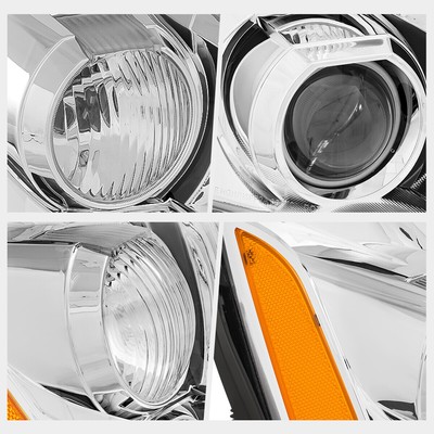 For 06-11 Cadillac DTS Factory Style Right Side HID Projector Headlight Chrome