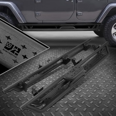 J2 ДЛЯ 07-18 WRANGLER JK 4DR ROCK SLIDERS ЗАЩИТА КАЧАЛКИ NERF-ПЛАНКА ПОДНОЖКА
