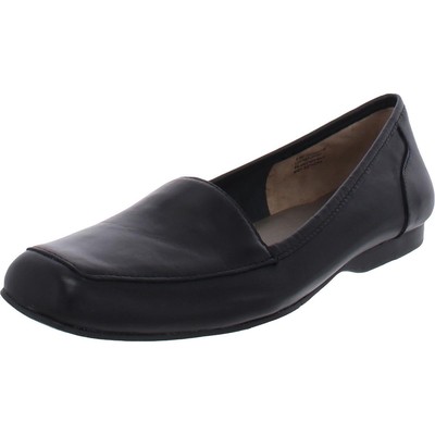 

Черные кожаные лоферы Array Womens Freedom 9 Narrow (AA,N) BHFO 4341, Черный