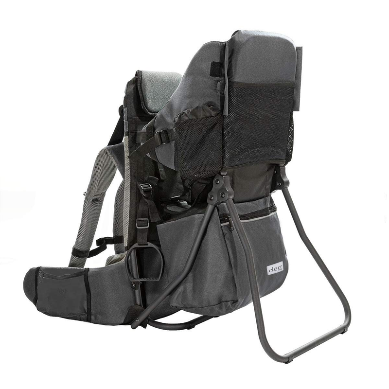 Cross Country Baby Backpack Hiking Child Carrier Toddler Gray