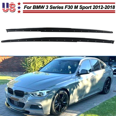 M performance style Side Skirt Extension Splitter For 2012-2018 BMW F30 F31 330i