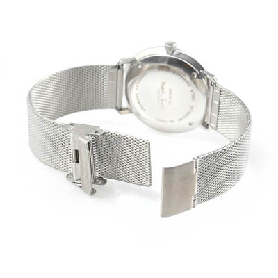 Pre-owned Junghans Max Bill Automatic 027/4002.46 Sapphire Glass 38mm Men's Watch