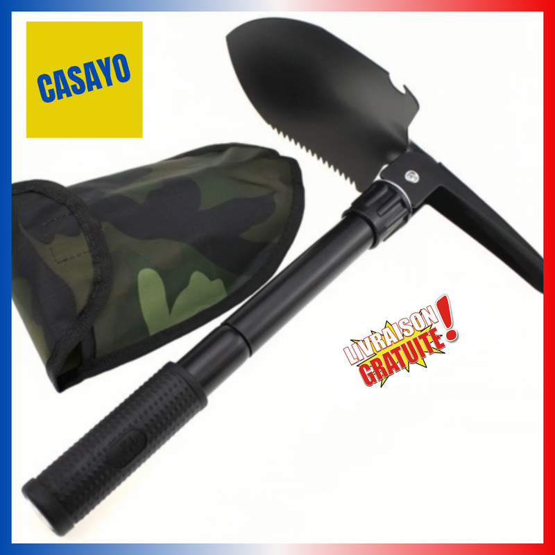 Pelle De Camping Multifonctionnelle - Pliable Et Robuste RandonnÃ©E Et Jardinage