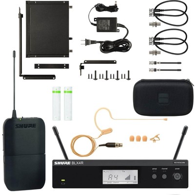 Shure BLX14R/MX53 Wireless Rack-Mount System with MX153 Earset Mic H11