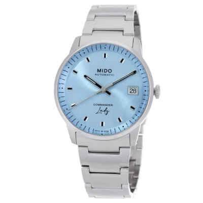 Женские часы Mido Commander с автоматическим синим циферблатом M0212071104100