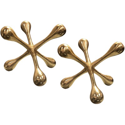 Uttermost 18964 Harlan Brass Decorative Objects, Set of 2