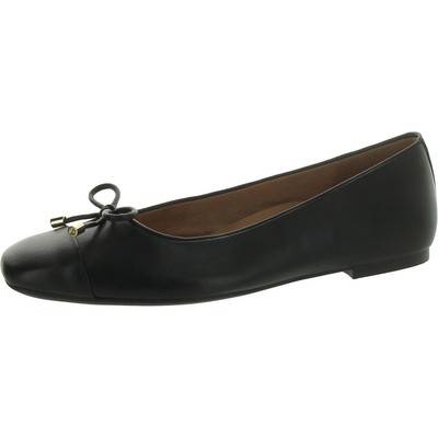 Vionic Womens Klara Leather Slip On Bow Ballet Flats BHFO 3843