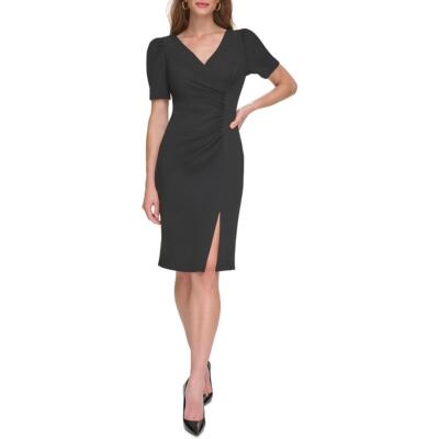 Женское платье-футляр длиной выше колена с блестками DKNY для особых случаев BHFO 4115