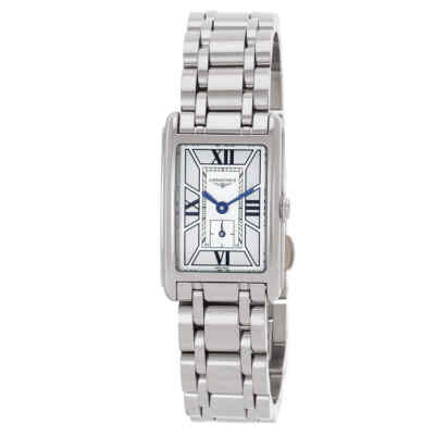 Pre-owned Longines Dolcevita Quartz White Dial Ladies Watch L5.255.4.75.6