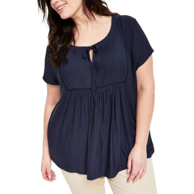 Женская рубашка в крестьянском стиле Charlotte со складками от Tommy Hilfiger Plus BHFO 4594