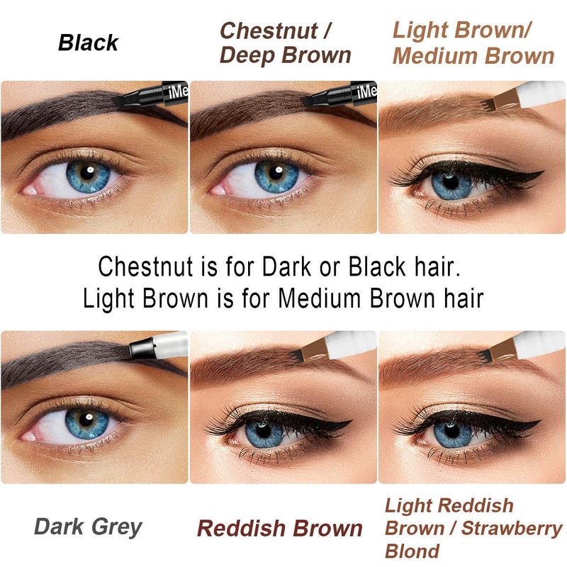 iMethod Eyebrow Pen - iMethod Eye Brown Makeup, Eyebrow Pencil with a Micro-Fork