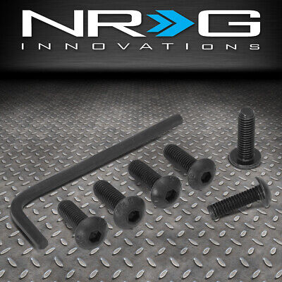 КОМПЛЕКТ ВИНТОВ С ПЛОСКОЙ ГОЛОВКОЙ РУЛЕВОГО КОЛЕСА NRG INNOVATIONS, 6 шт., с ШЕСТИГРАННЫМ КЛЮЧОМ SWS-100BK