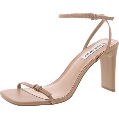 Steve Madden Womens Ailene Leather Sandal Buckle Ankle Strap Shoes BHFO 3999