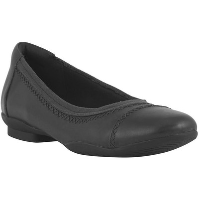 Женские кожаные балетки без шнуровки Clarks Sara Bay BHFO 9365