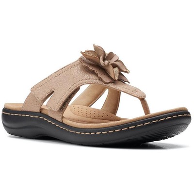 

Женские шлепанцы Clarks Laurieann Gema из искусственной кожи, белые 8,5, Sand