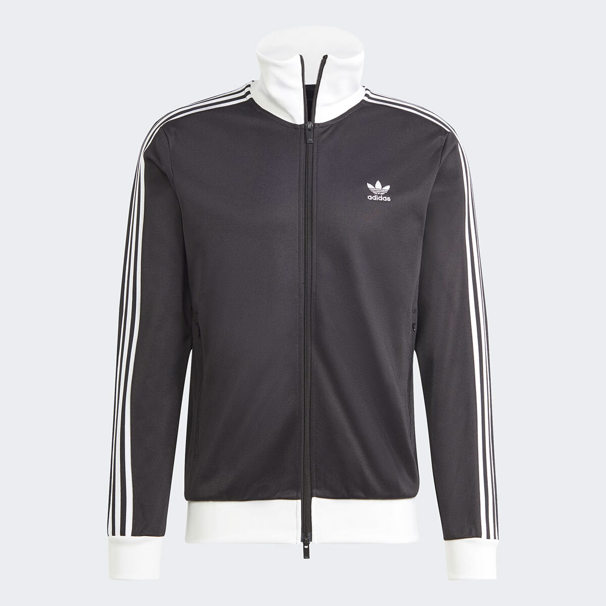 Adidas Original Mens ADICOLOR BECKENBAUER TRACKTOP JACKET II5763 BLACK ASIAN FIT