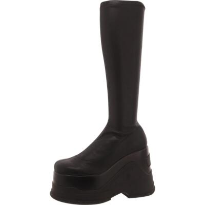 Сапоги до колена с мягкой стелькой из искусственной кожи Steve Madden Womens Purpose BHFO 4938