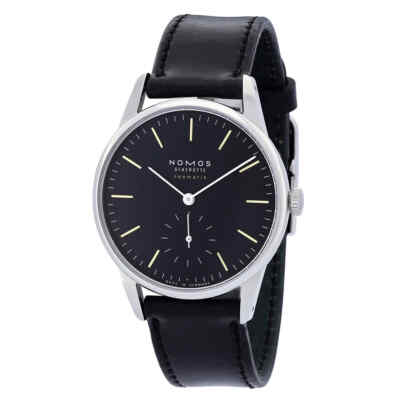 Pre-owned Nomos Orion Neomatik36 Automatic Black Dial Men's Watch 396