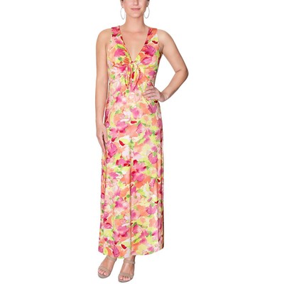 Rachel Rachel Roy Женский желтый облегающий сарафан с цветочным принтом XL BHFO 4513
