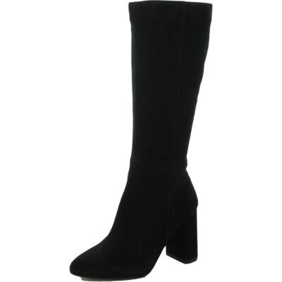 

Женские черные сапоги до колена Steve Madden Ninny, размер 6,5, средний (B,M) BHFO 6198, Black nubuck