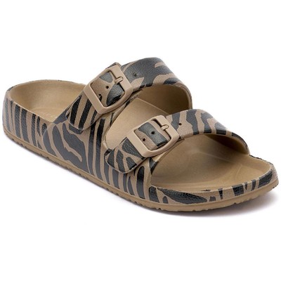 Vince Camuto Womens Mandial Beige Slide Sandals Shoes 11 Medium (B,M) BHFO 3142