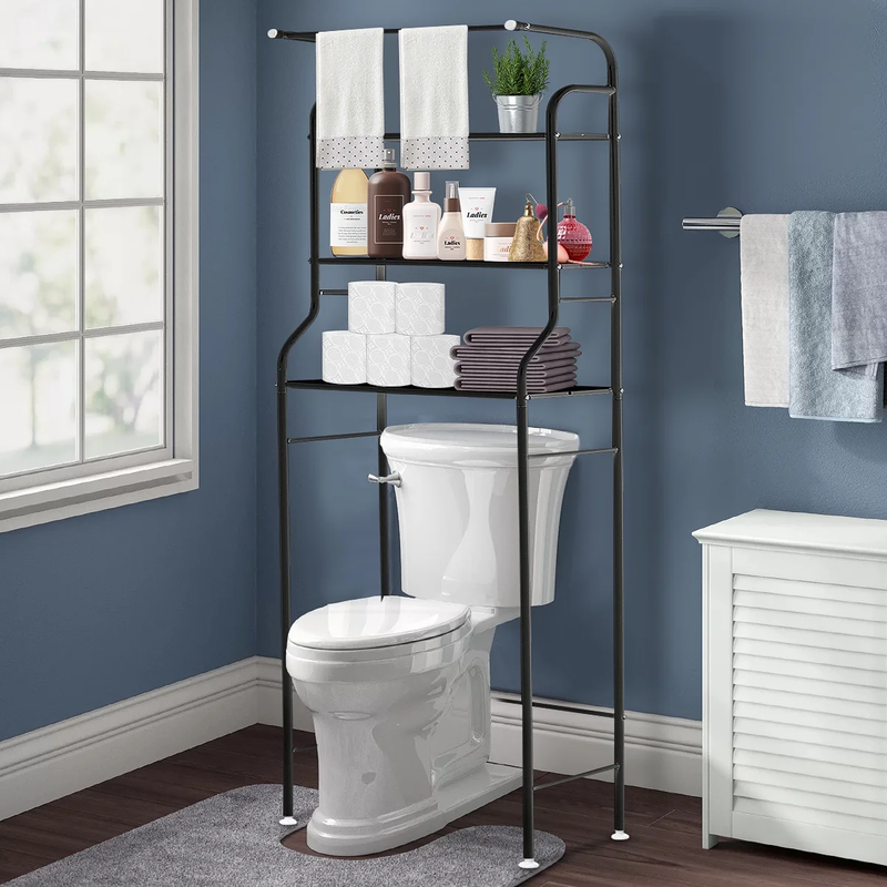 Over the Toilet Storage  3 Tier Bathroom Shelf 62*24*10 Inch M...