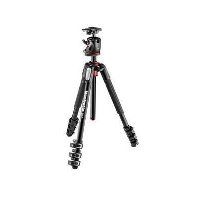 4-секционный алюминиевый штатив Manfrotto 190 с шаровой головкой XPRO #MK190XPRO4-BHQ2