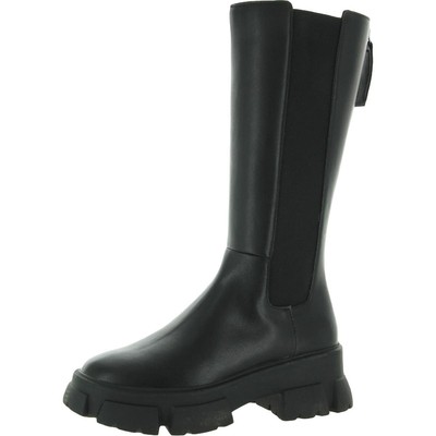 

Женские сапоги до колена Steve Madden Transcend черные 7,5 средний (B,M) BHFO 5335, Black leather