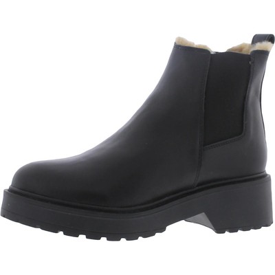 Steve Madden Womens Tyclone Black Ankle Boots Shoes 9.5 Medium (B,M) BHFO 9020