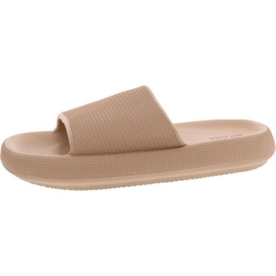 BRONAX Mens Pillow Beige Slip On Shower Cushioned Pool Slides 13/14 BHFO 0881