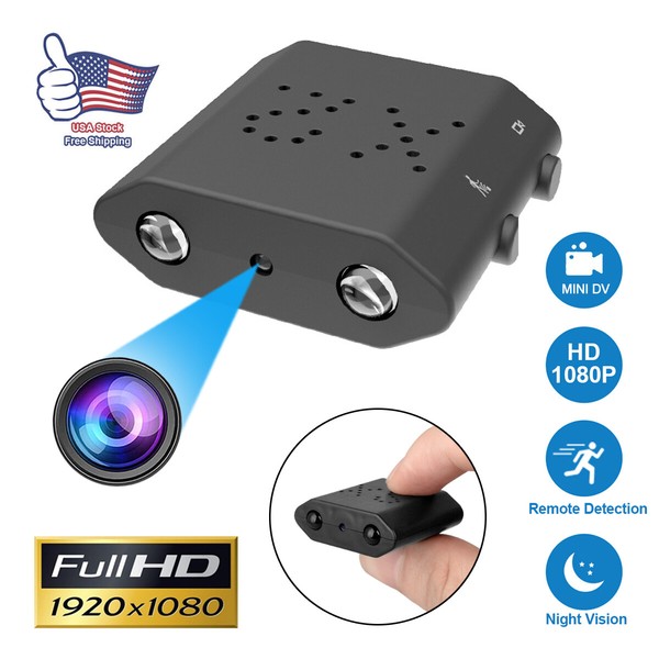 Mini Hidden Spy Camera Home Security 1080P HD Night Vision Motion Nanny Cam DVR - Image 3