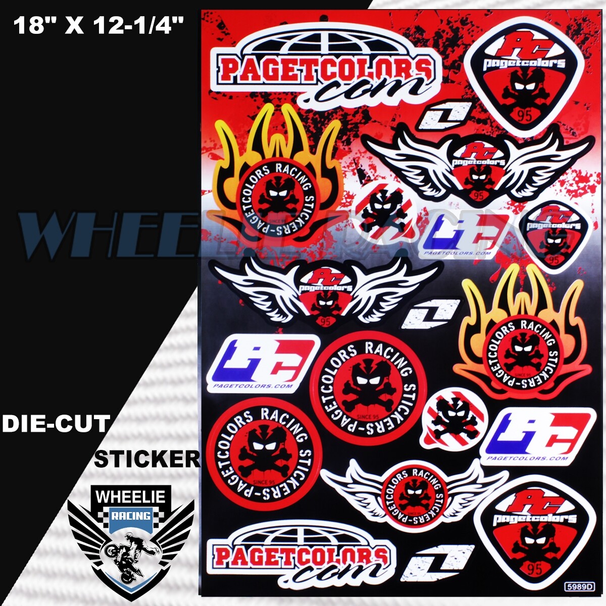 MOTOCROSS MOTORCYCLE DIRT BIKE ATV HELMET SPONSOR LOGO RACE STICKER DECAL #89DHY