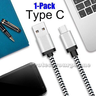 USB Cable Type C Cord Data SYNC Fast Charger For Motorola Moto Android Cellphone