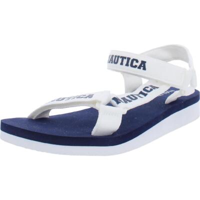 

Женские белые сандалии на плоской подошве с ремешками Nautica Chani 7 Medium (B,M) BHFO 5594, Белый
