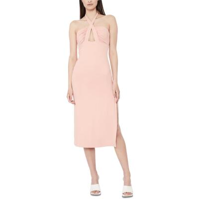 Женское вечернее платье миди с оранжевым галстуком на шее Guilia Bardot Womens XS L BHFO 5693