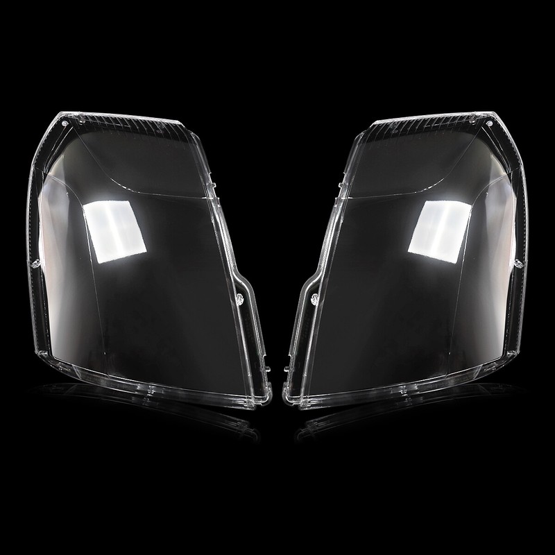 1Pair Front Clear Headlamp Headlight Lens Covers For Cadillac Escalade 2007-2014
