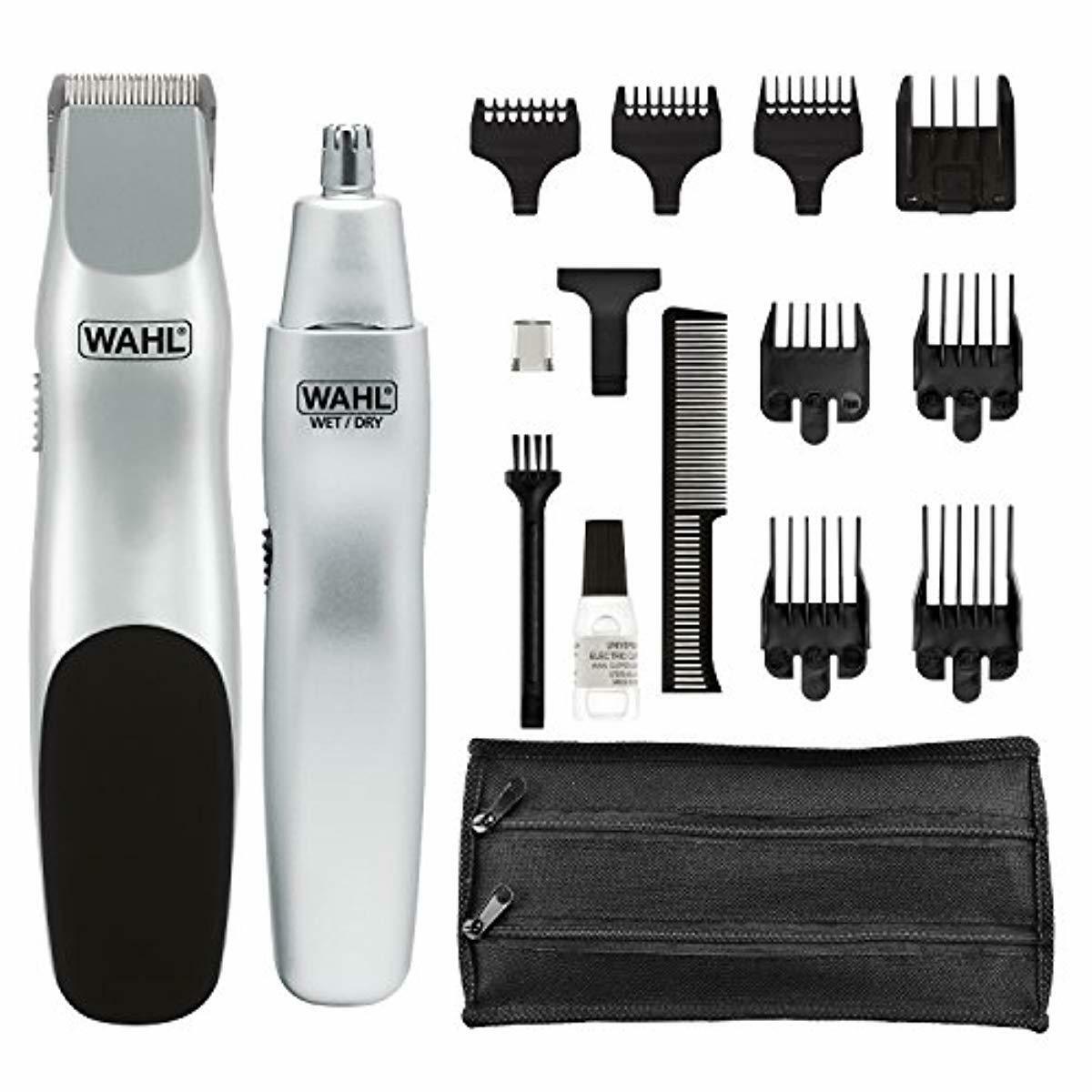 Wahl Groomsman Battery Powered Beard Mustache Hair Nose Hair