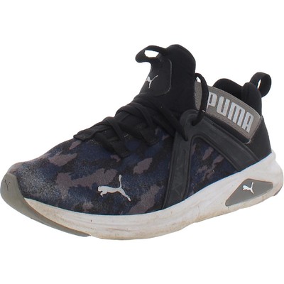 

Черные повседневные и модные кроссовки Puma Girls 6 Medium (B, M) Big Kid BHFO 8833, Black/blue grey camo