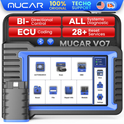 MUCAR VO7 Bidirectional All System Car OBD2 Scanner Diagnostic Scan Tool IMMO